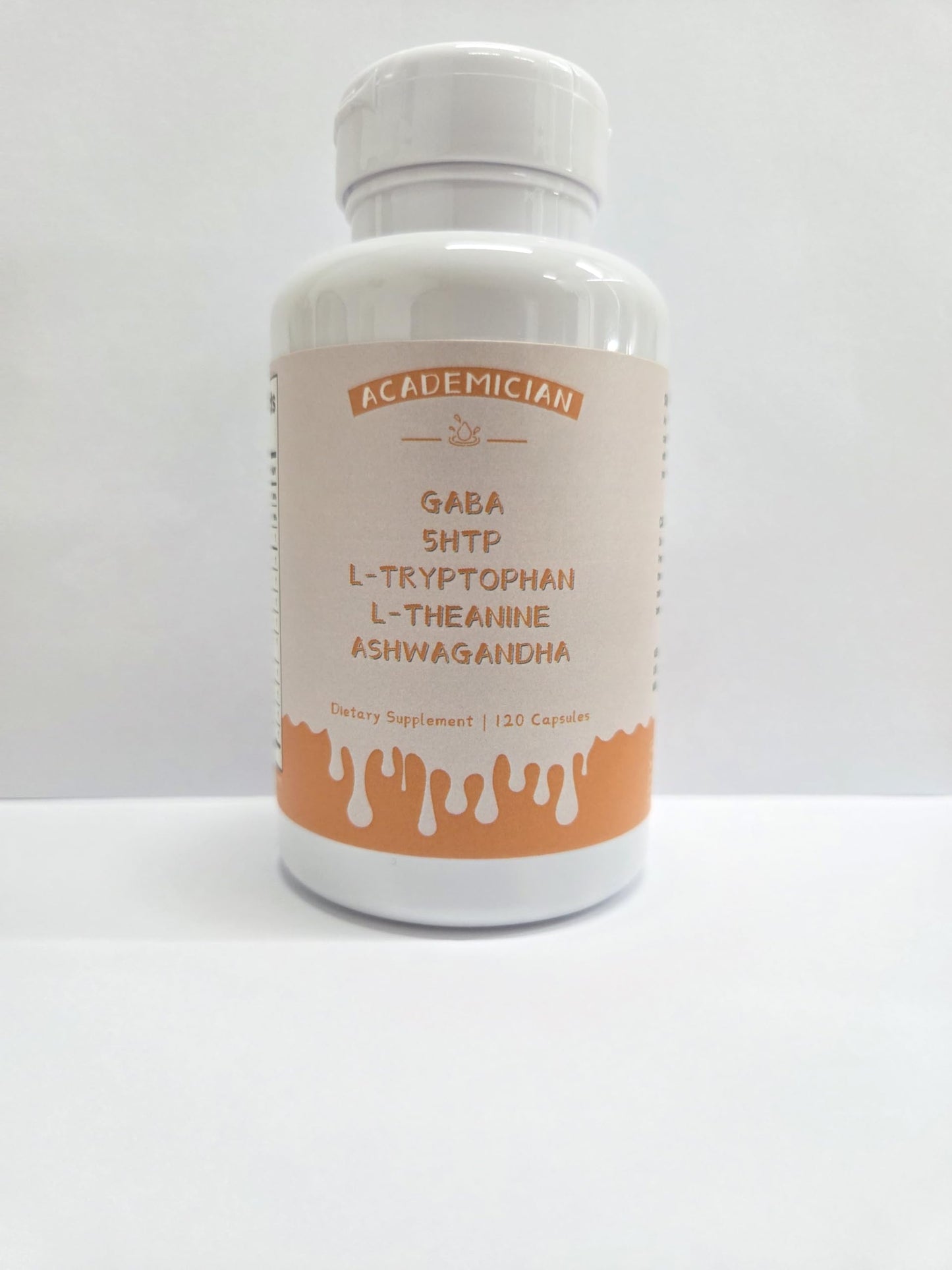 ACADEMICIAN Ashwagandha with 5-HTP, L-Tryptophan 1000mg, L-Theanine Supplement Capsules, 120 Count