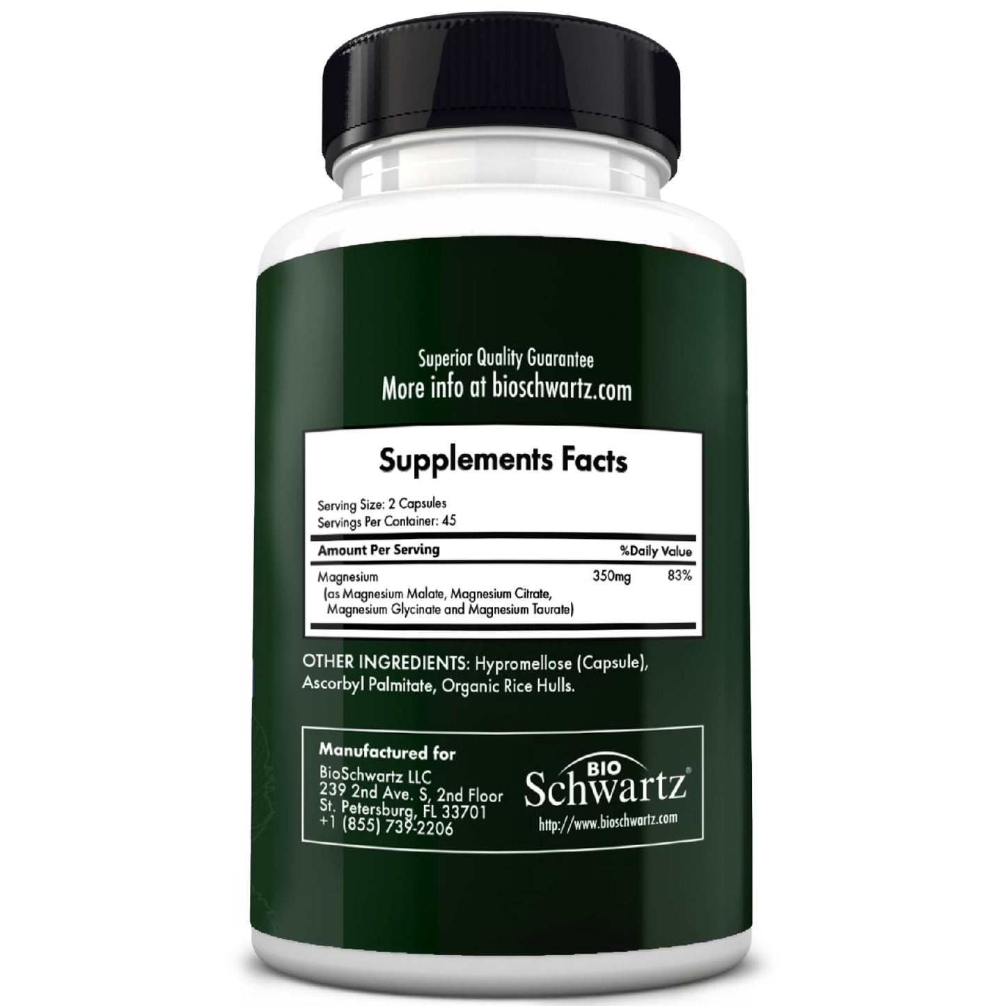 BioSchwartz Magnesium Complex Capsules 90 Count