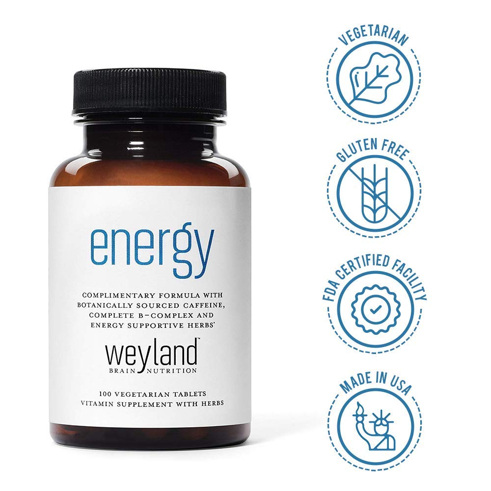 Weyland Brain Nutrition Energy Tablet, 100 Count