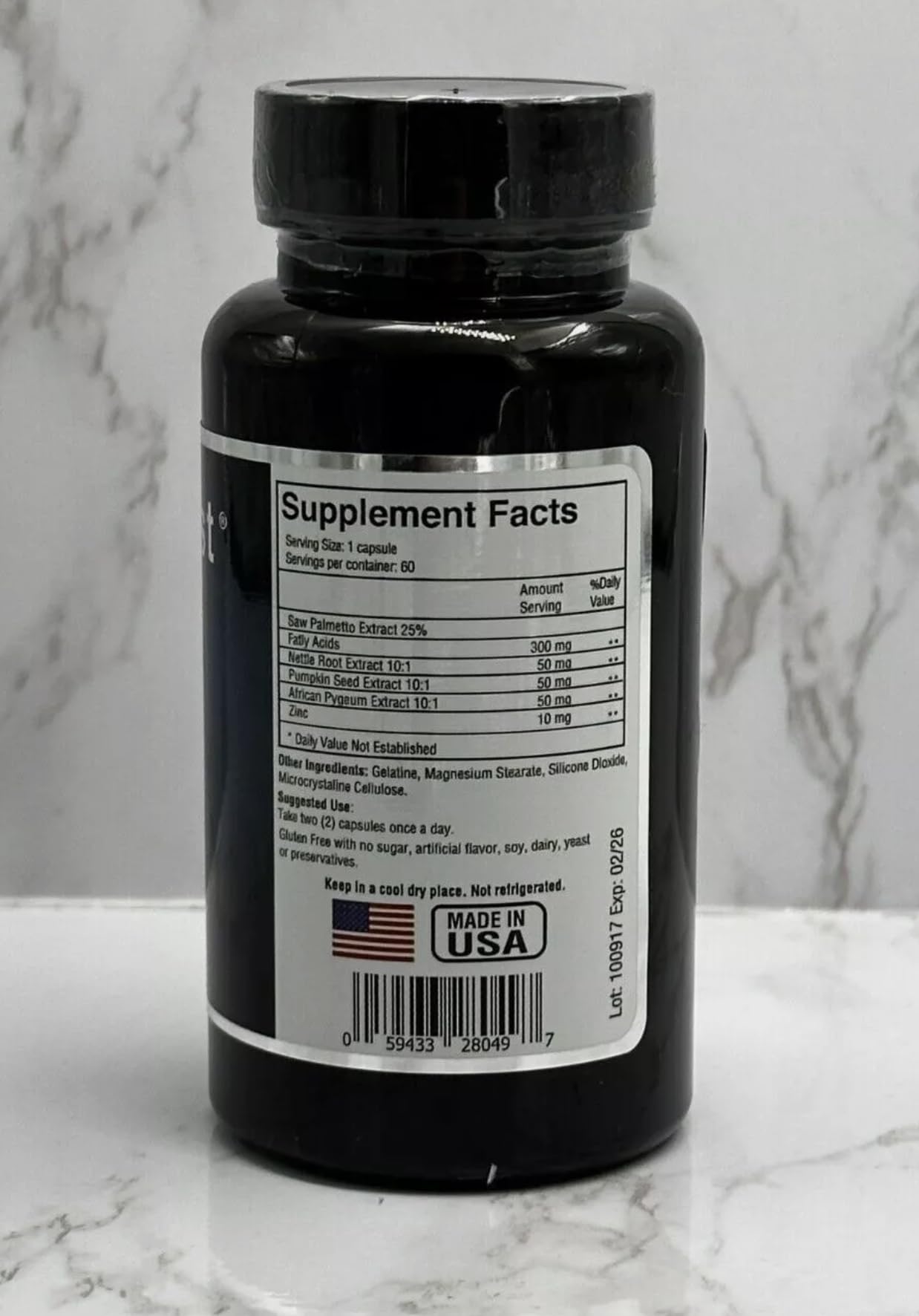 Generic UltraProst Prostate Health - Advanced Formula Saw Palmetto with Zinc, Stinging Nettle & Pumpkin Seed Extract - Prostate Health for Men - Natural DHT Blocker Supplement, 60 Capsules