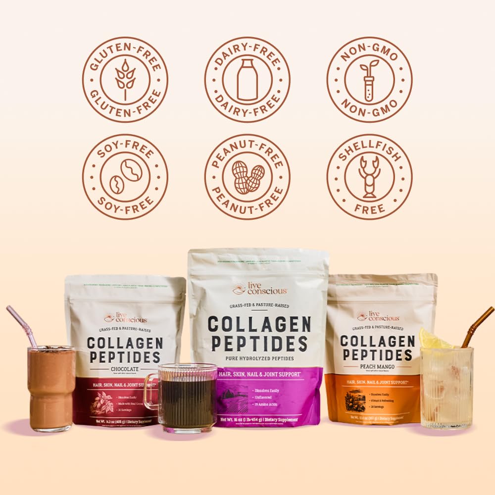 Live Conscious Collagen Peptides Powder Bundle 44