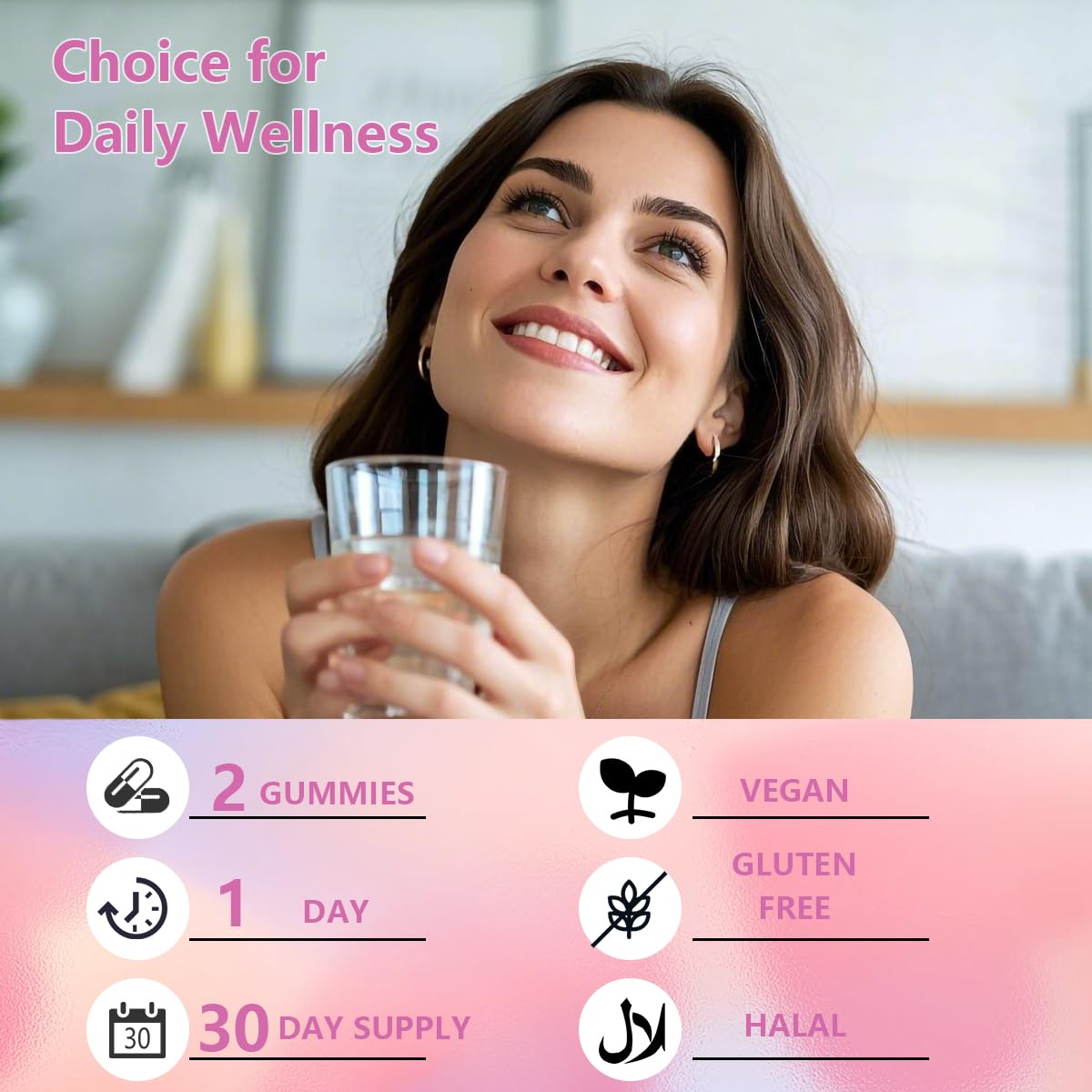 SERSANVE Premium Feminine Balance Gummies, 120 Gummies