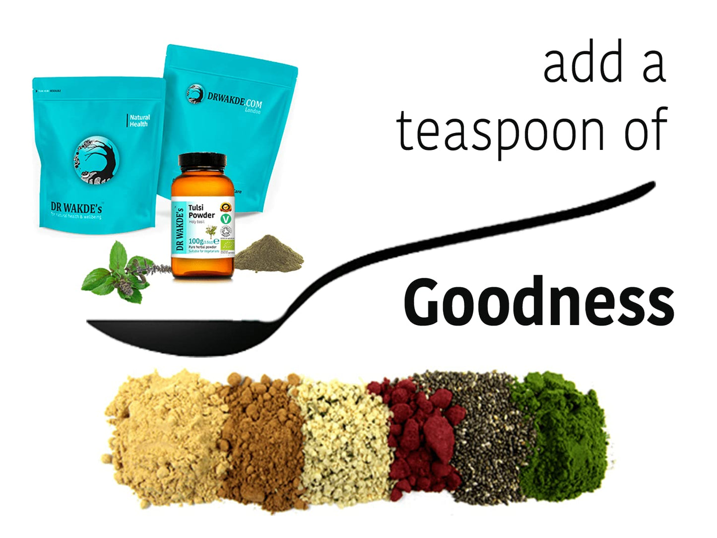 DR WAKDE'S Tulsi Powder (Holy Basil) 17.64 oz