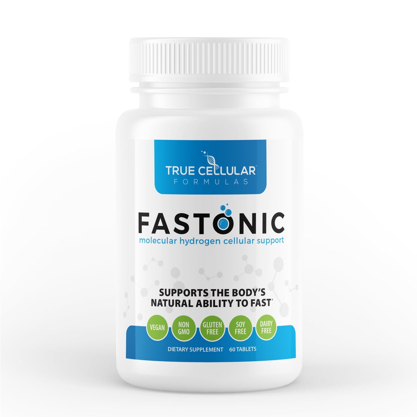True Cellular Formulas Fastonic Molecular Hydrogen Supplement 60 Tablets