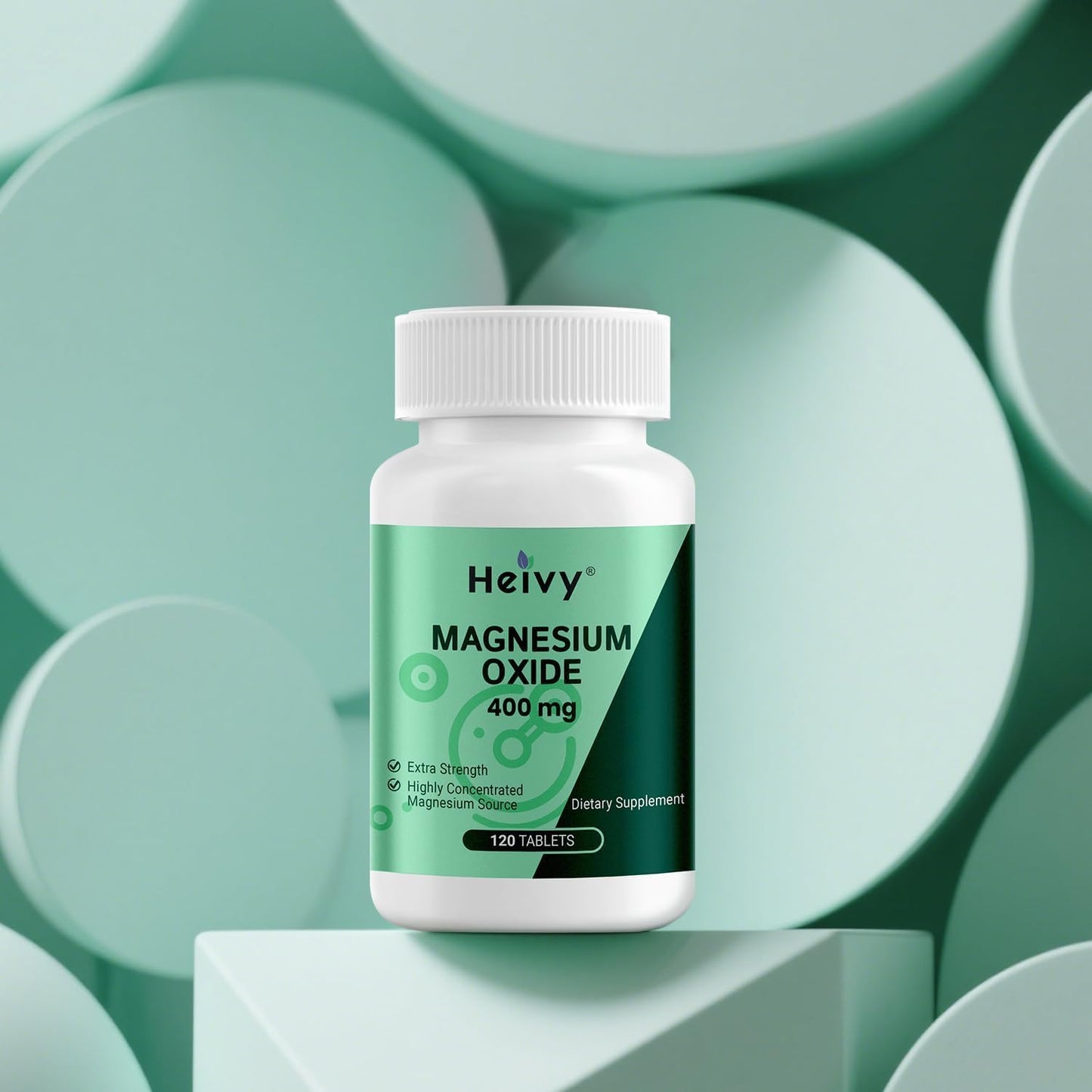 Heivy Magnesium Oxide 400mg Tablet, 240 Tablets
