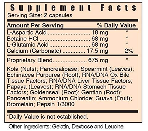 Systemic Formulas Ds (Digest S) Capsules 60