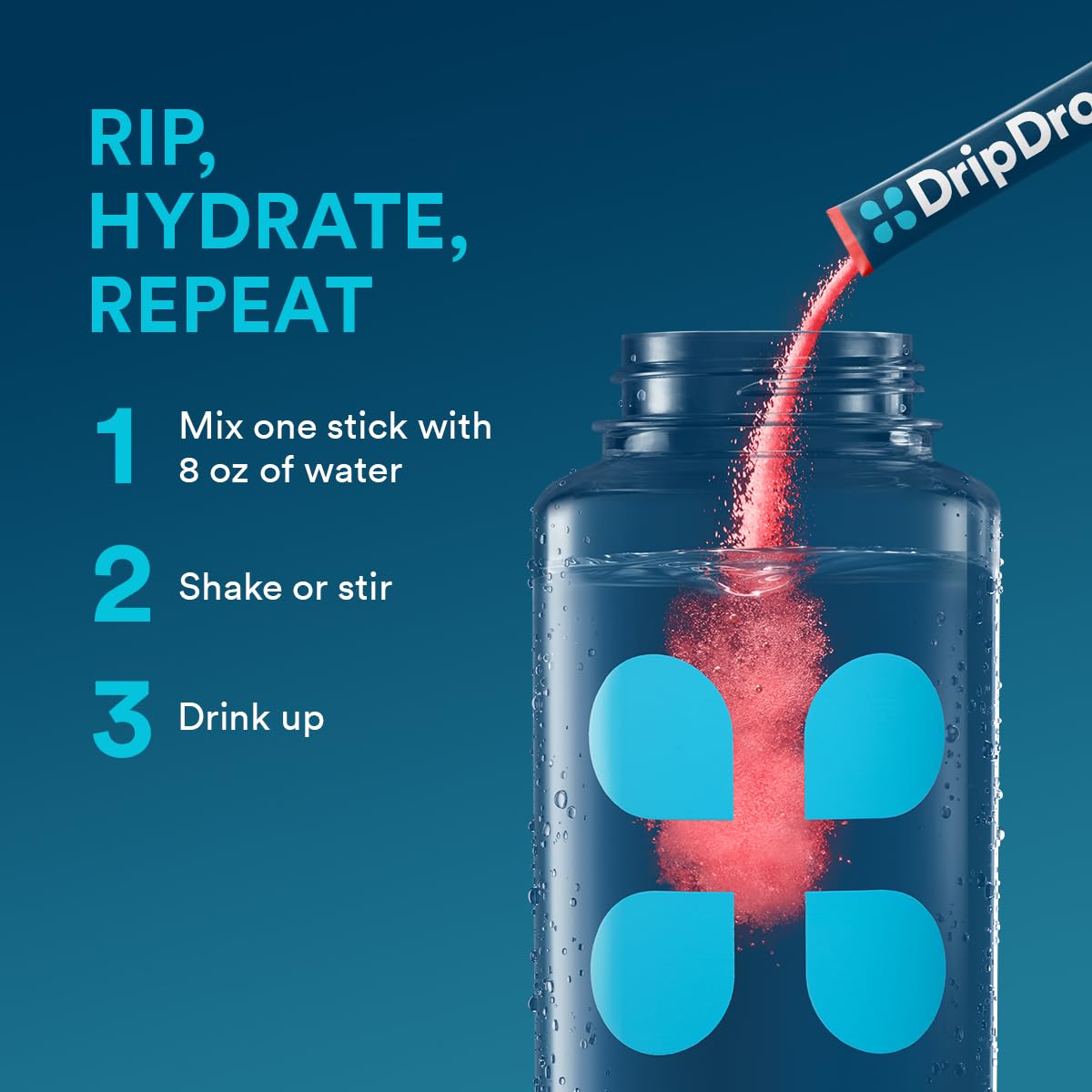 DripDrop Hydration Electrolyte Powder Packets - 64 Count