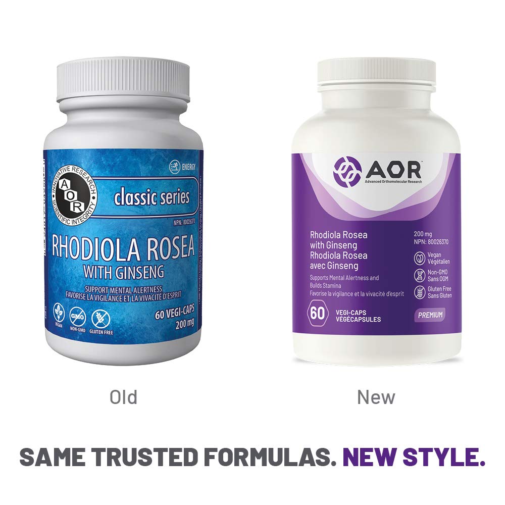 AOR Rhodiola rosea with giseng Tablets, 60