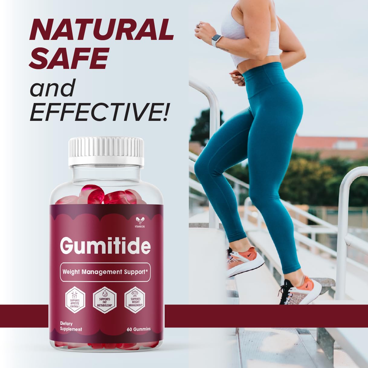 Vitamin Evo Gumitide Gummies, 60 Count