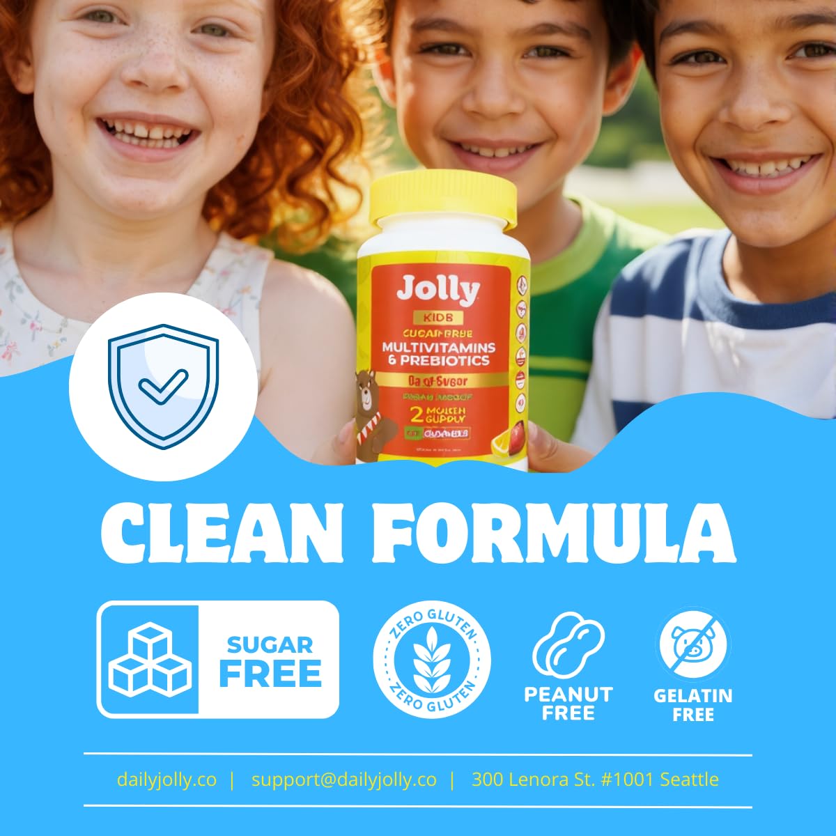 Jolly Kids Multivitamin Gummies 60 Count
