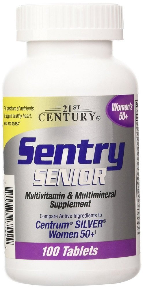21st Century Sentry Senior Women 50+ Multivitamin & Multimineral Supplement 100 Tablets