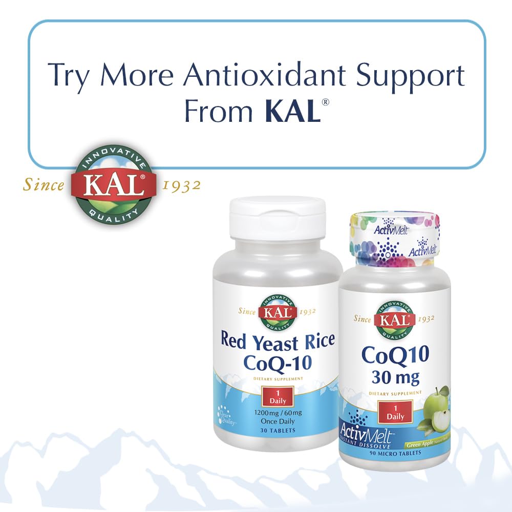 KAL Gamma Oryzanol 100 mg Tablets, 100 Count