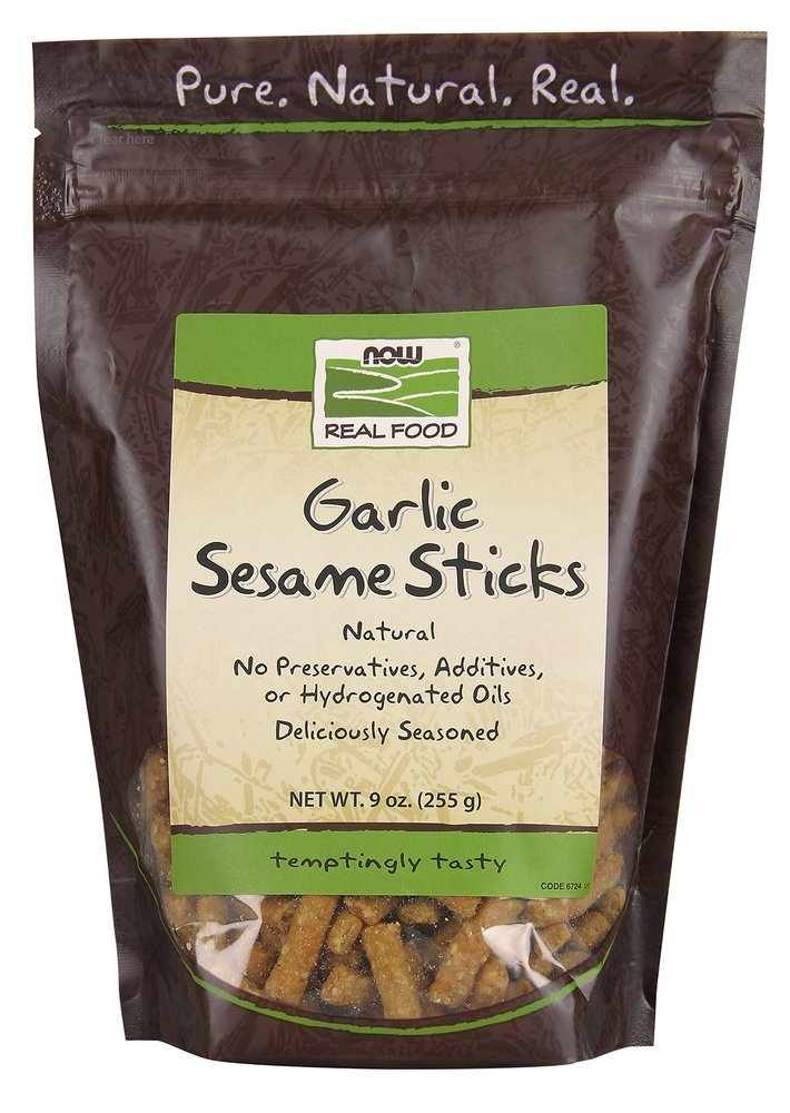 NOW Foods Garlic Sesame Sticks Capsule, 9