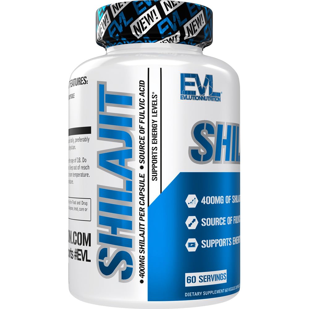 Evlution Shilajit Capsules 60 Count