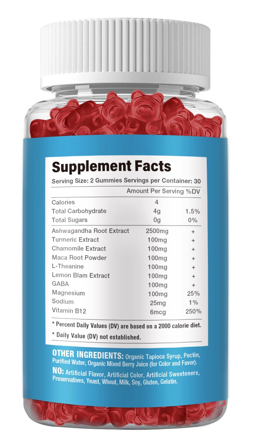 Riyuetian Ashwagandha Gummies 60 Count
