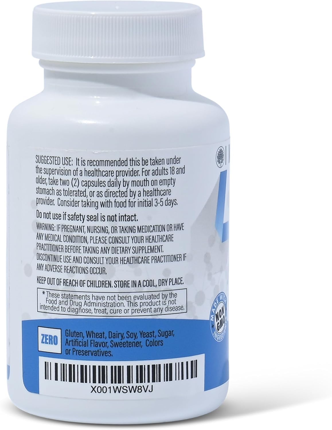 IMMUNOVITES Stabilized R-Alpha Lipoic Acid Capsule, 600mg per Serving, 3 Bottles