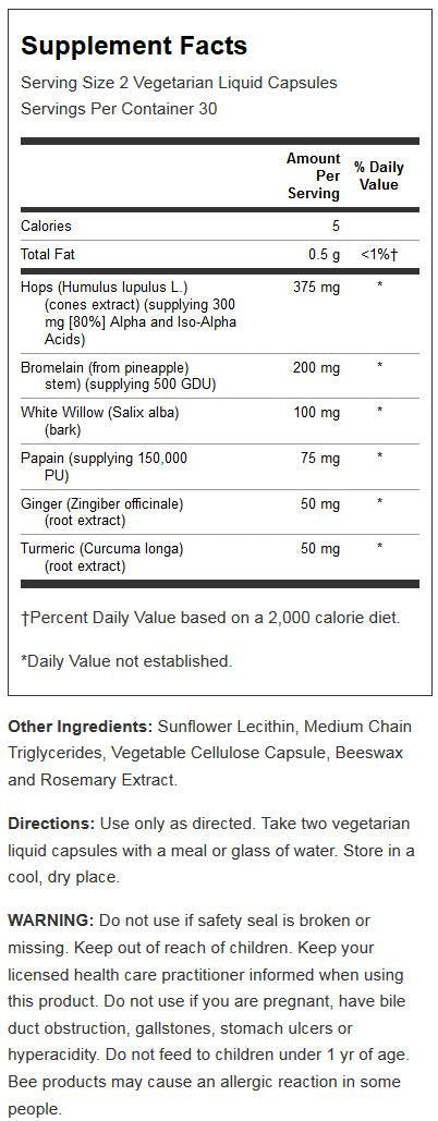 Solaray Super Ibuactin Maximum Strength Capsules 60