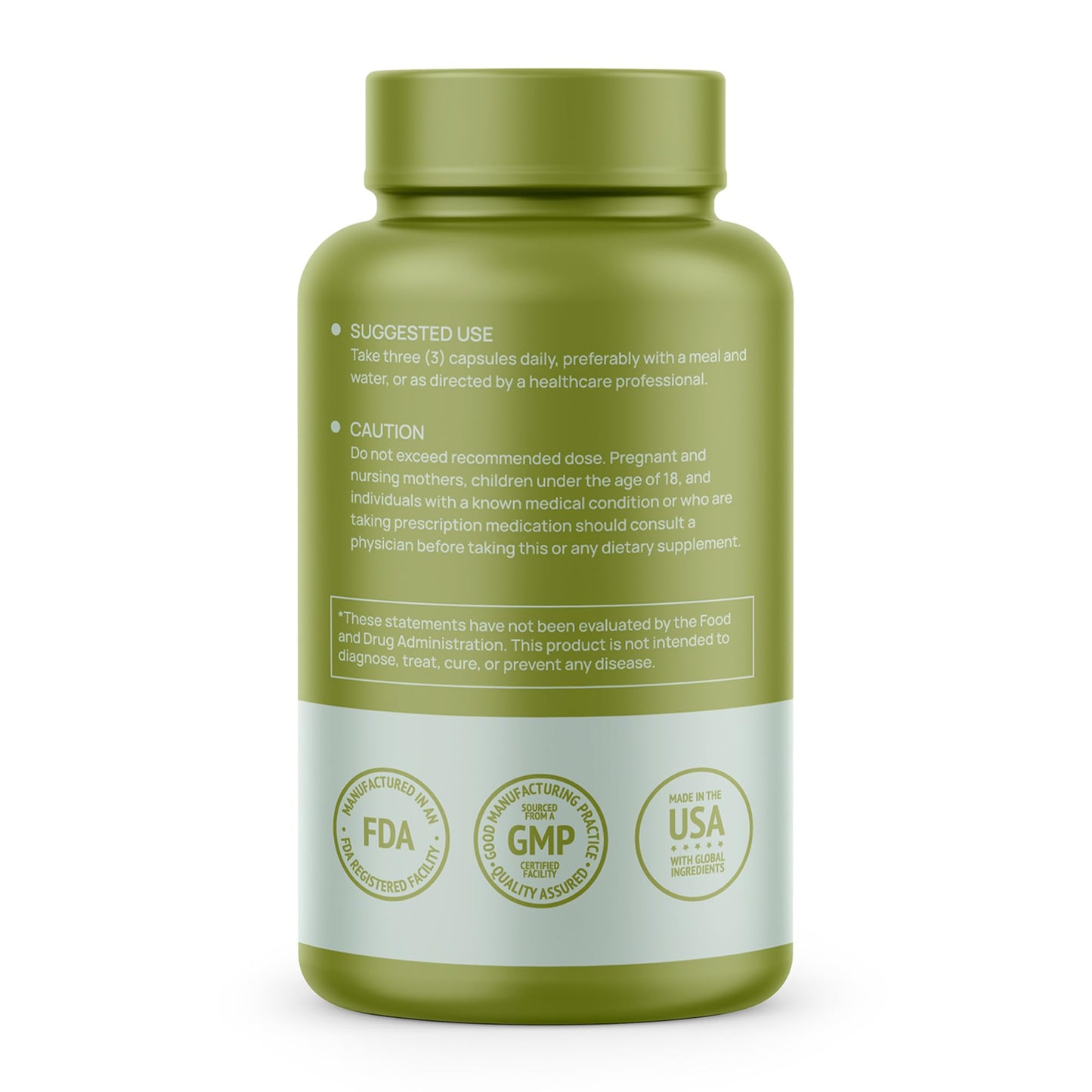 HMS Nutrition Korean Red Panax Ginseng 2000mg Supplement, 120 Capsules