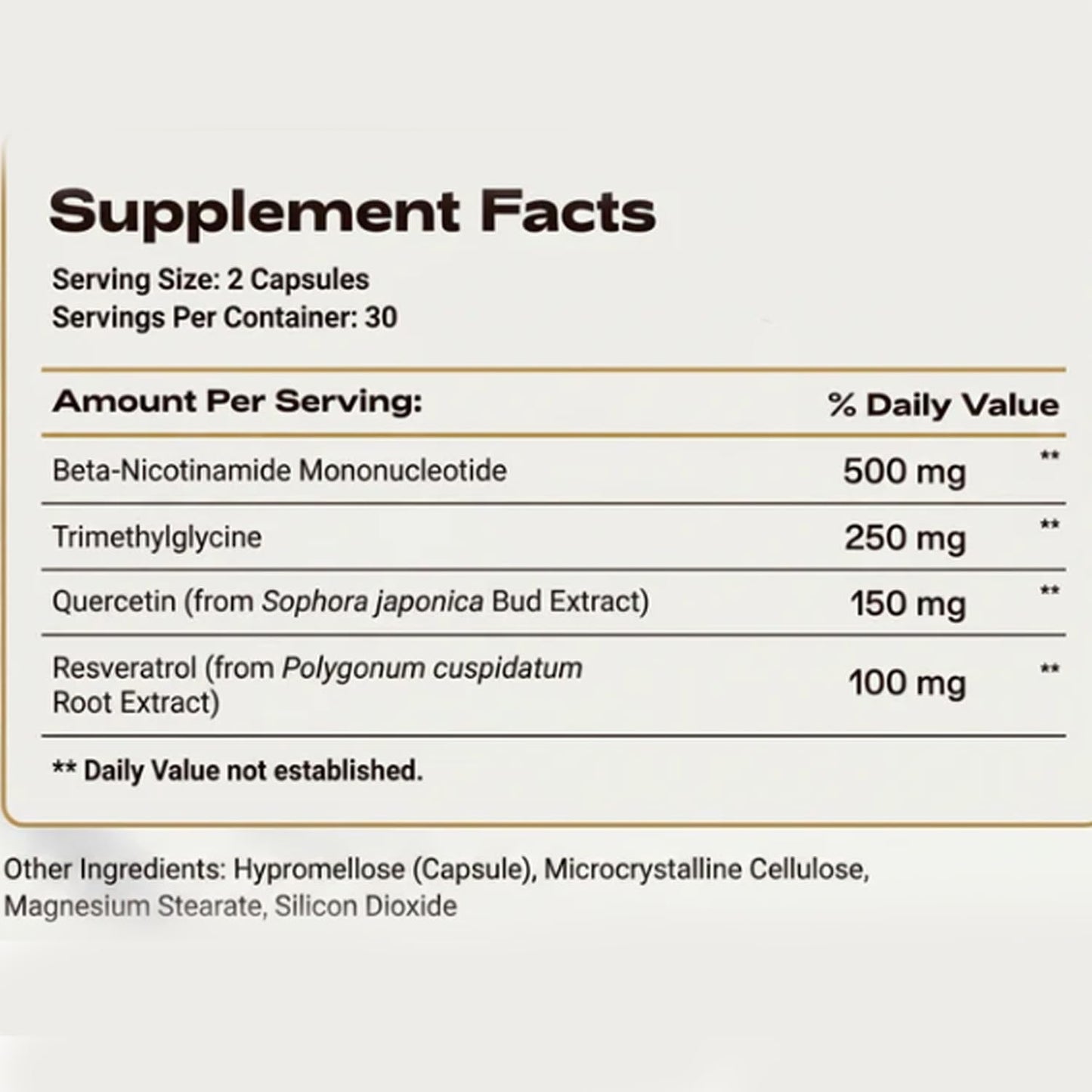 Zurith Volera NMN Bone Complex with TMG & Quercetin, 4-in-1 Cellular Energy Support Formula, 60 Capsules