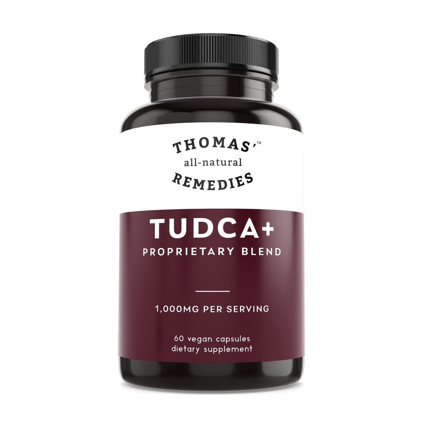Thomas' all-natural Remedies TUDCA Bile Salt Liver & Gallbladder Support Supplement Capsule 60 Count