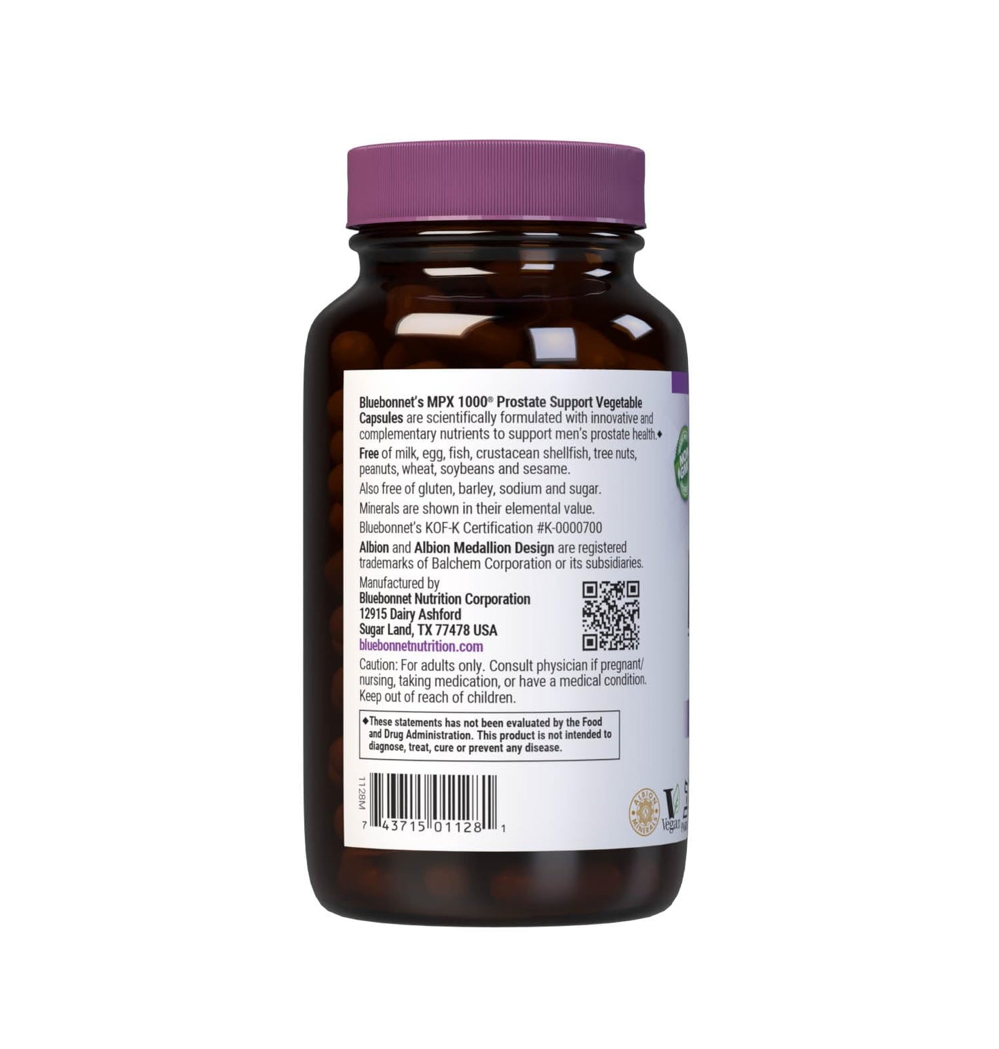 BlueBonnet MPX 1000 Prostate Support 120 Capsules