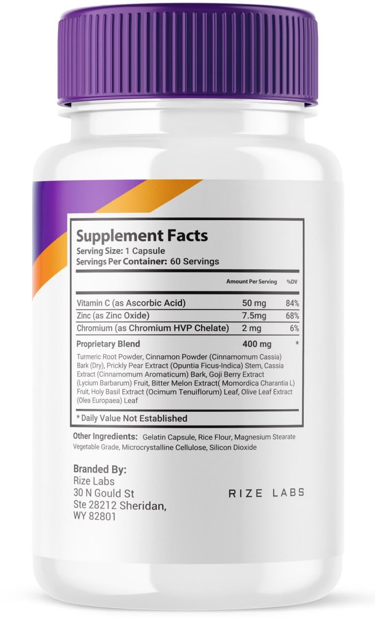 rize labs Gluco Shield Pro Capsules, 300 Capsules