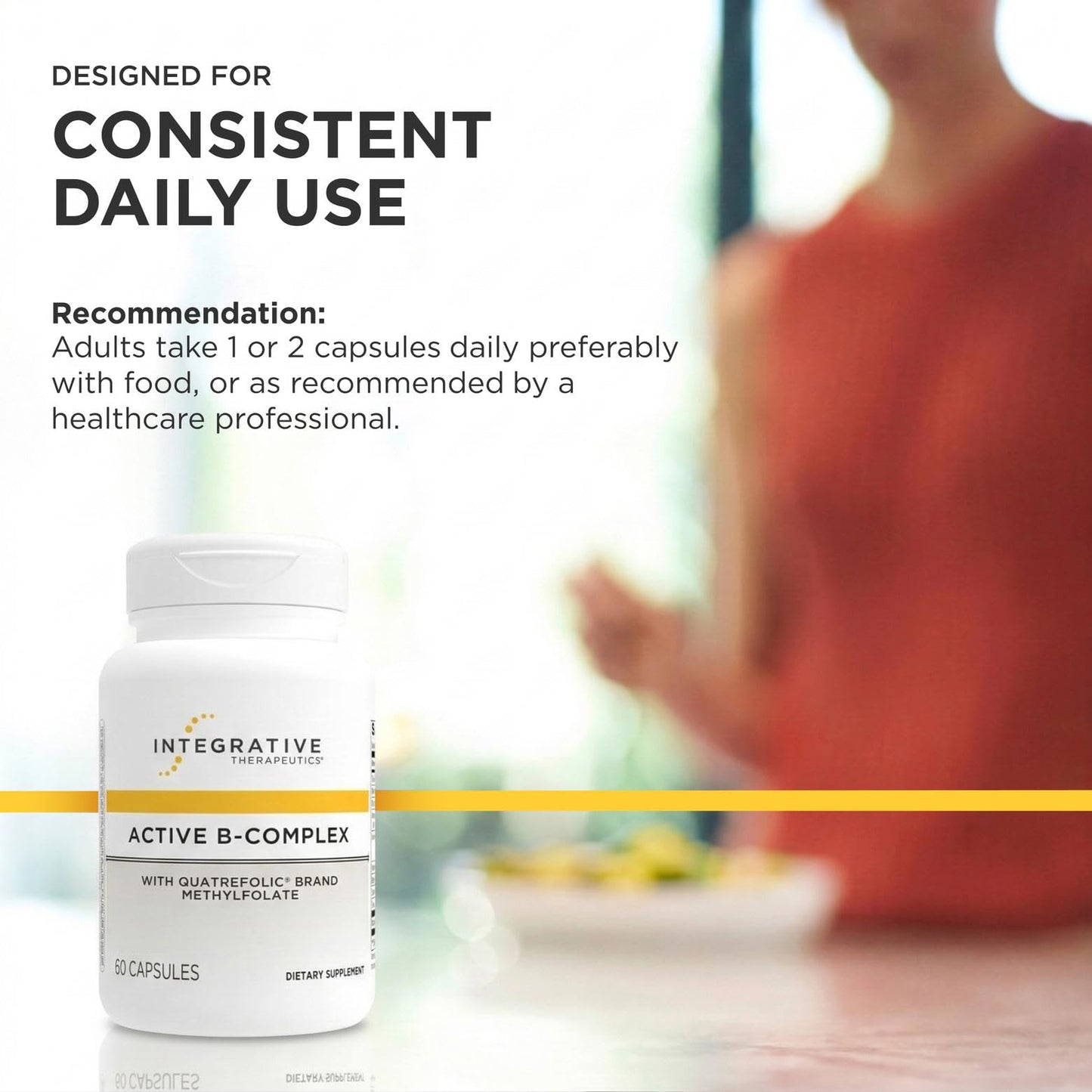 Integrative Therapeutics Active B-Complex Capsule 60 Count
