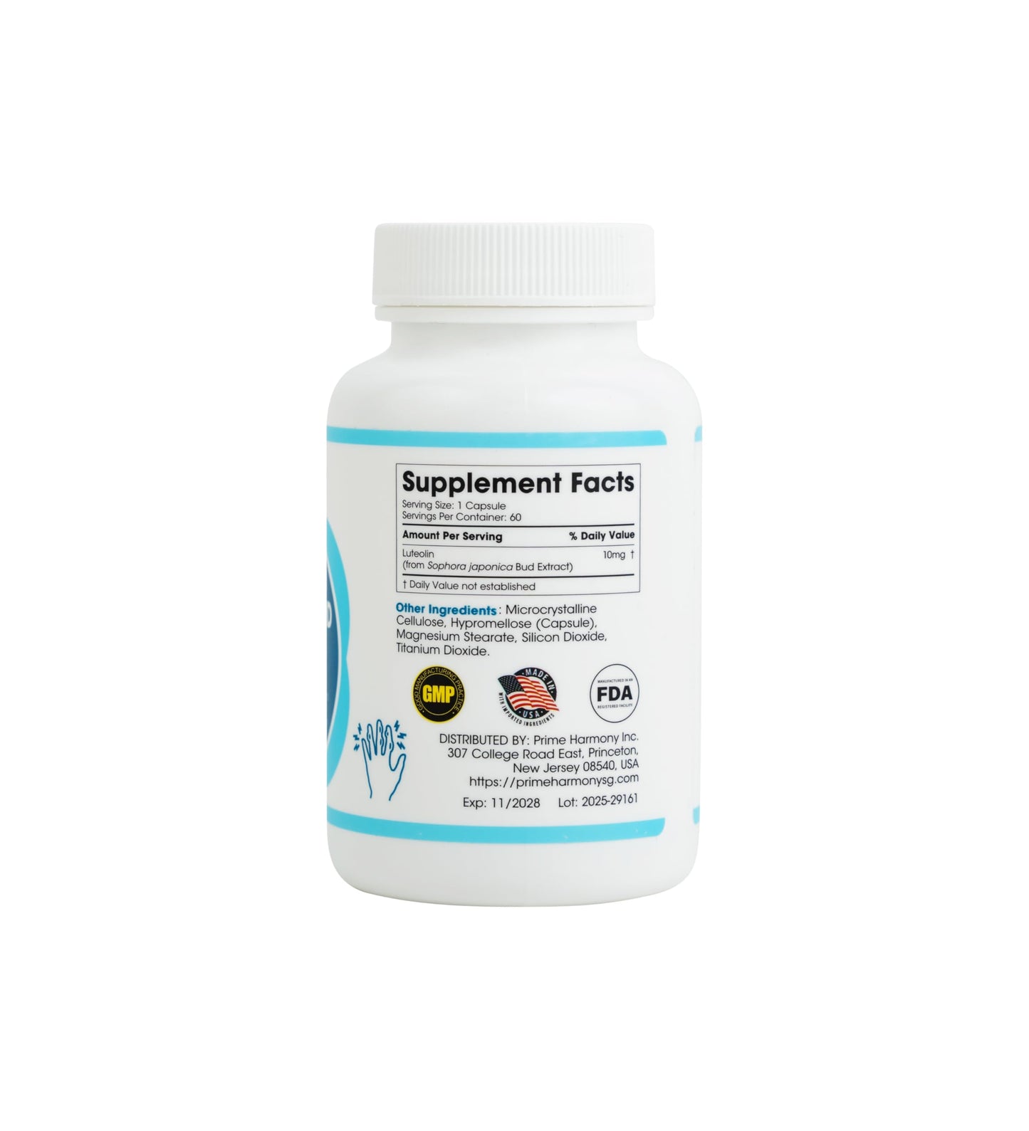 Prime Harmony Luteolin Capsule 60 Count