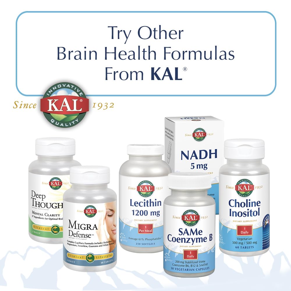 KAL Choline 250 mg Tablet, 100 Count