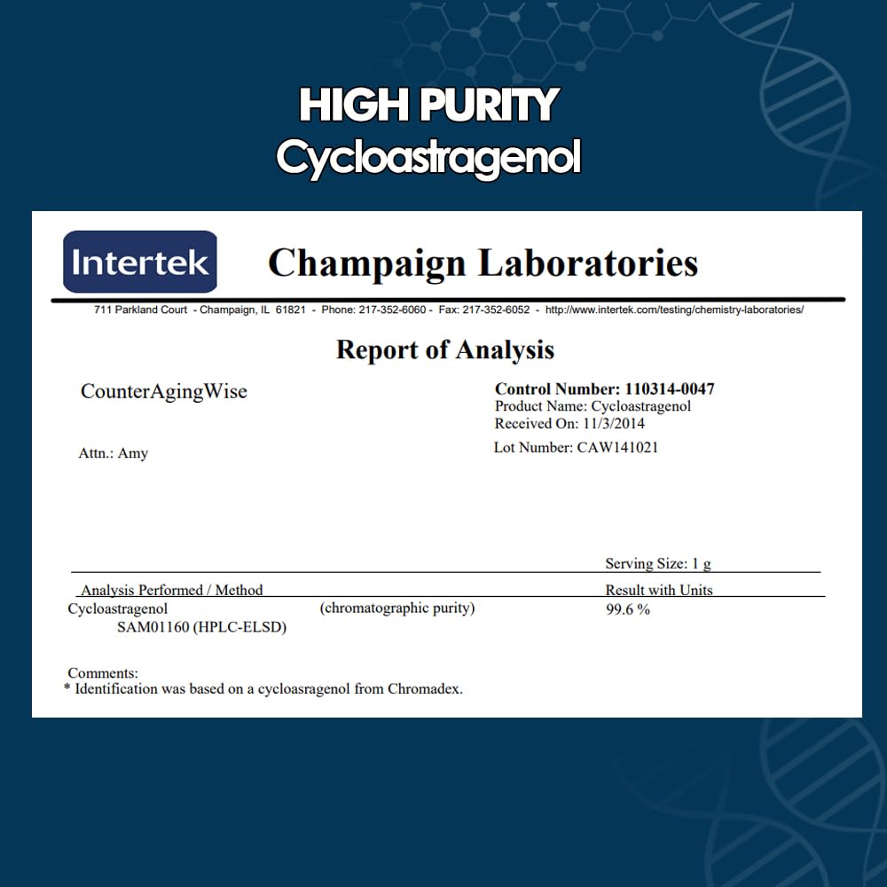 CAW Hypersorption Cycloastragenol 5Mg Capsule 180 Count