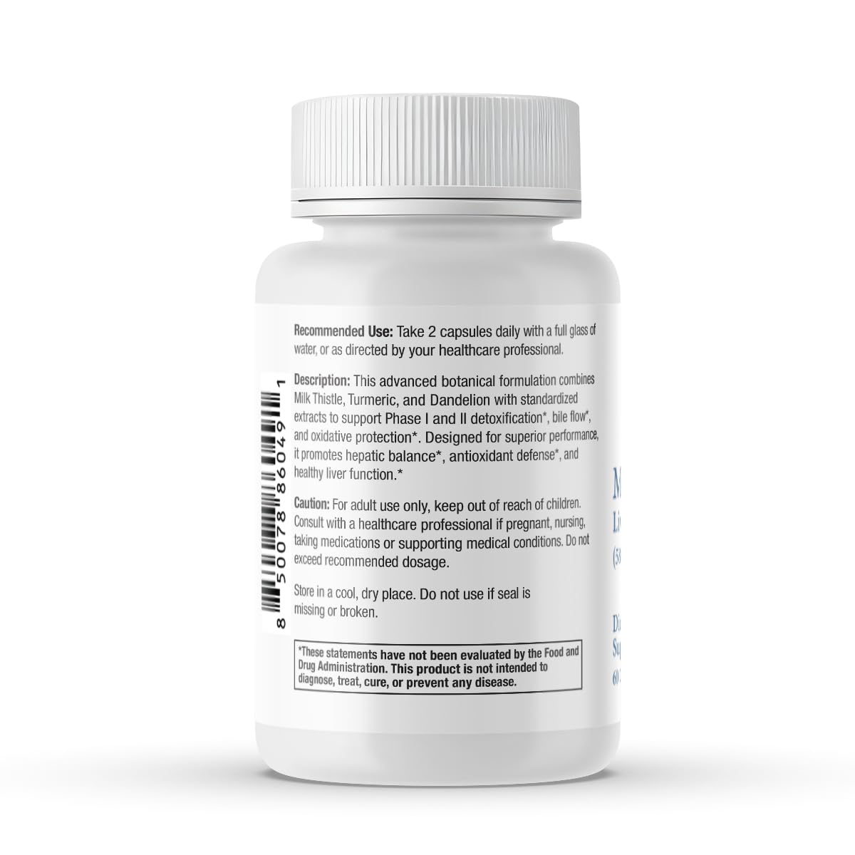 Scientific Health Solutions Milk Thistle Liver Detox Complex Clinical Grade Liver Support Capsules, 60 Count
