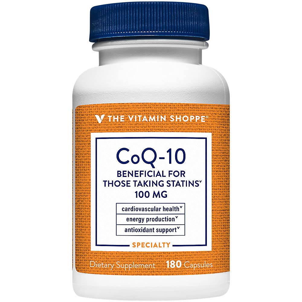 The Vitamin Shoppe CoQ-10 100mg 180 Capsules