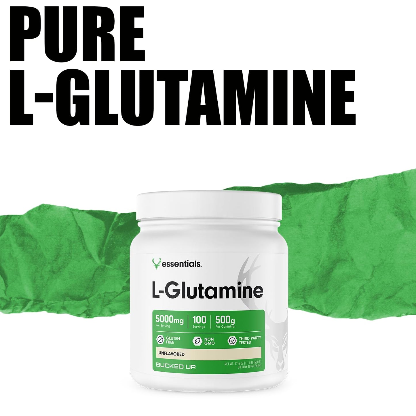 Bucked Up L-Glutamine Powder 17.6 oz