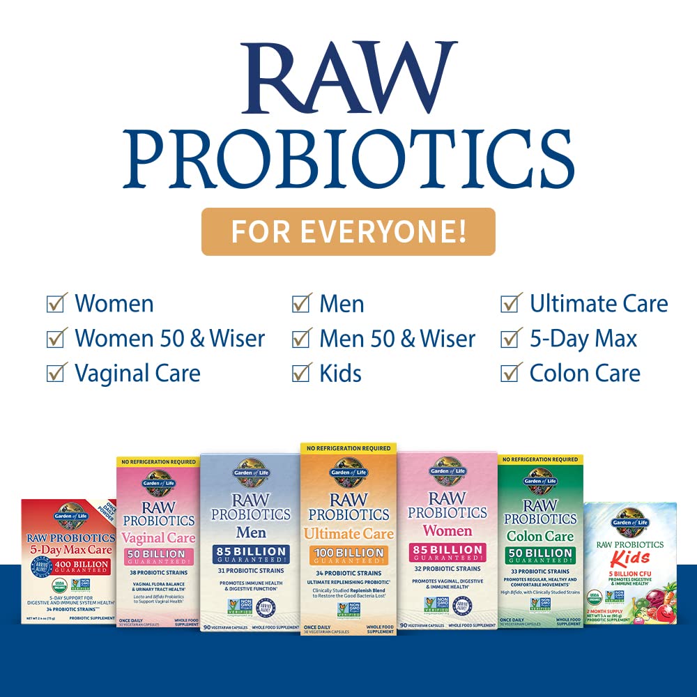 Garden of Life Raw Probiotics Vaginal Care Capsules 30 Count