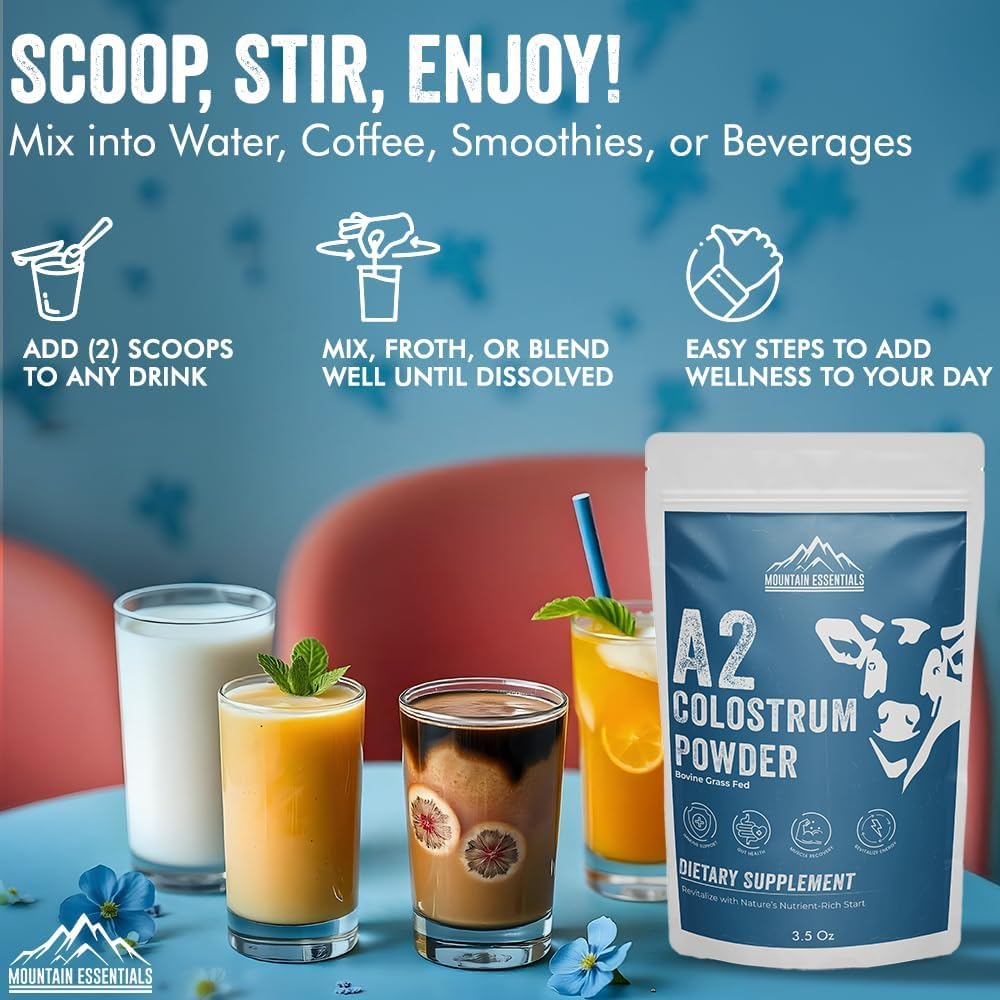 Mountain Essentials A2 Colostrum Powder 7 oz