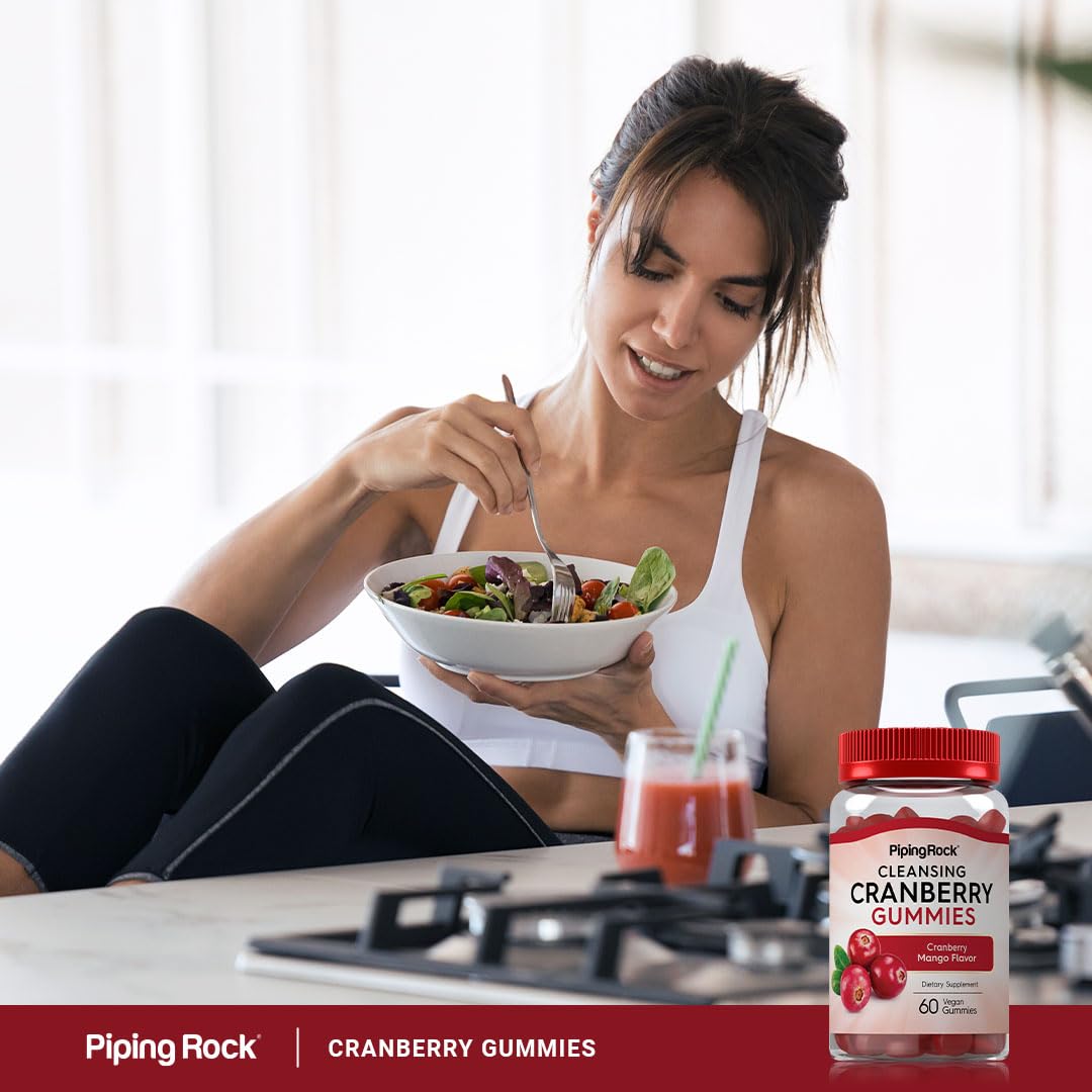 Piping Rock Cranberry Gummies Gummy 60 Count