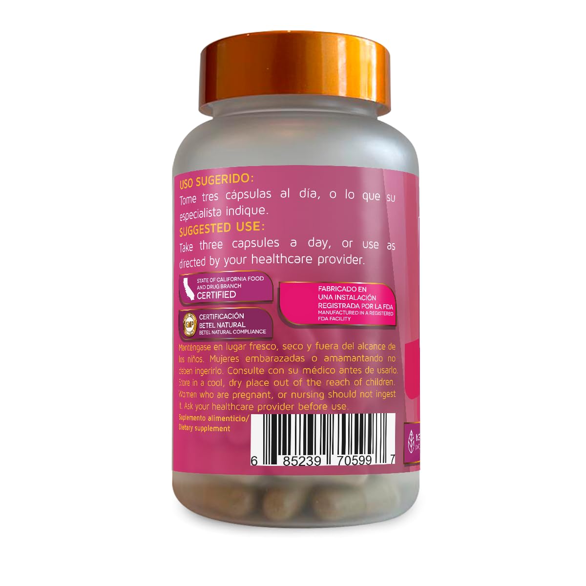 Betel Natural B Complex + with Ginkgo Biloba Capsules, Full B Vitamin Spectrum, 90 Capsules