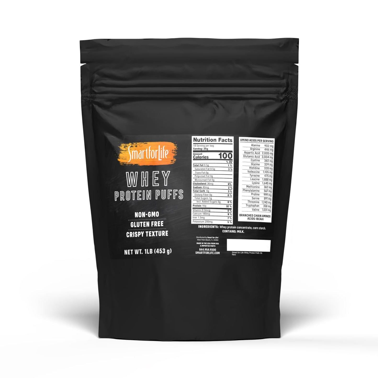 Smart for Life Whey Protein Puffs, 16 Count
