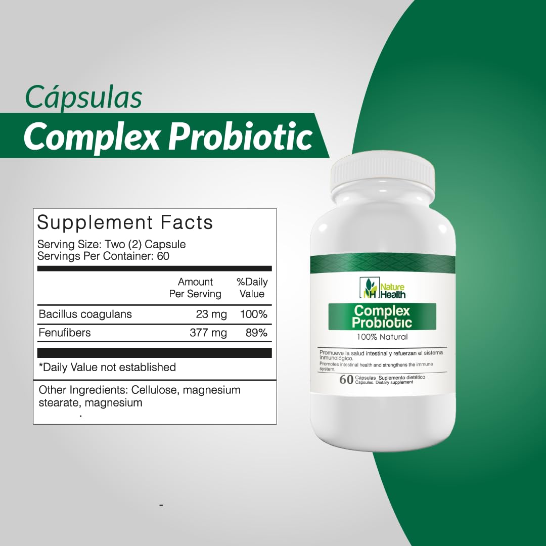 Nature Health Complex Probiotic Capsule, 60 Capsules