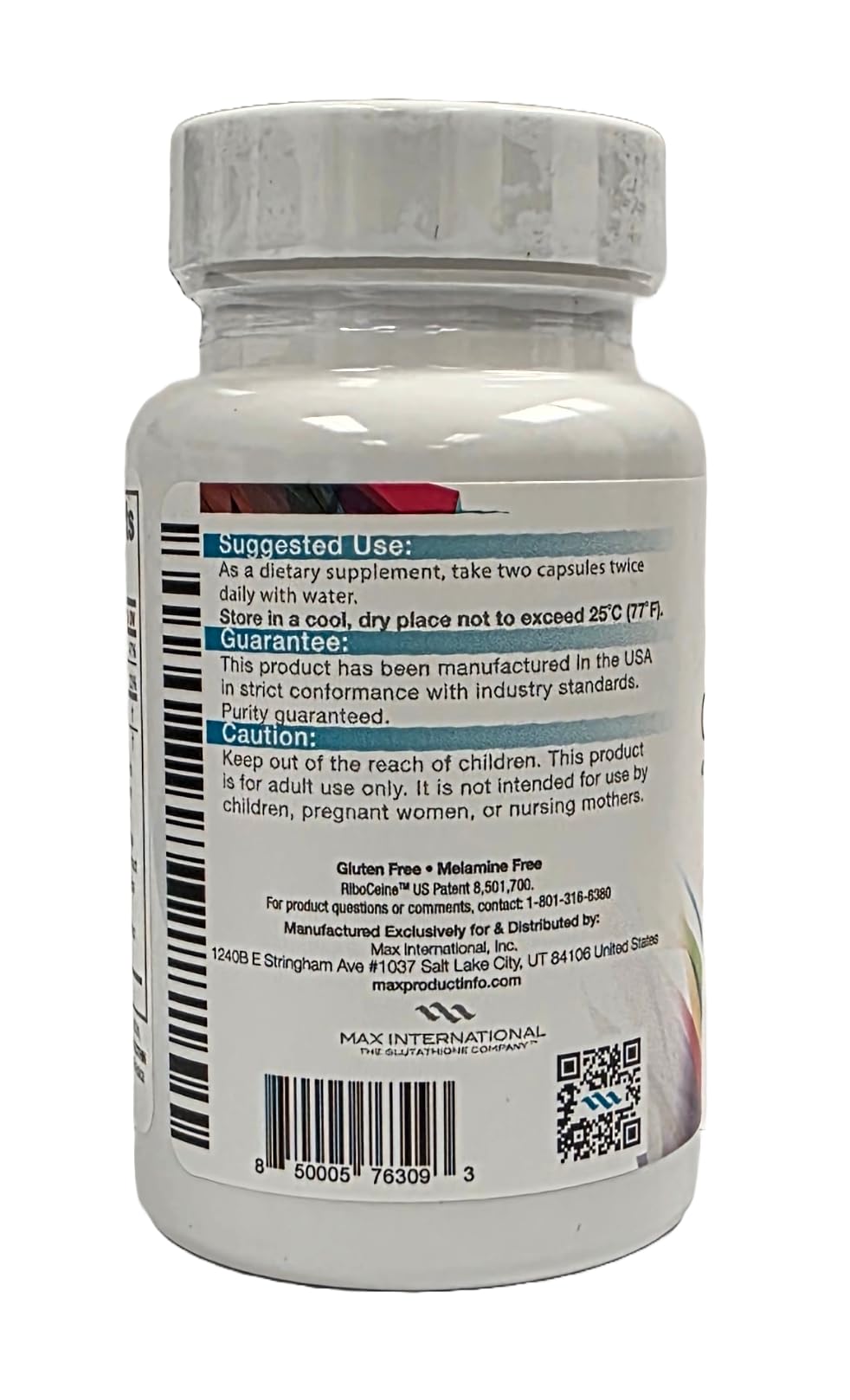 Max International Cellgevity Advanced Riboceine Technology 30 Vegetable Capsules Pack of 2