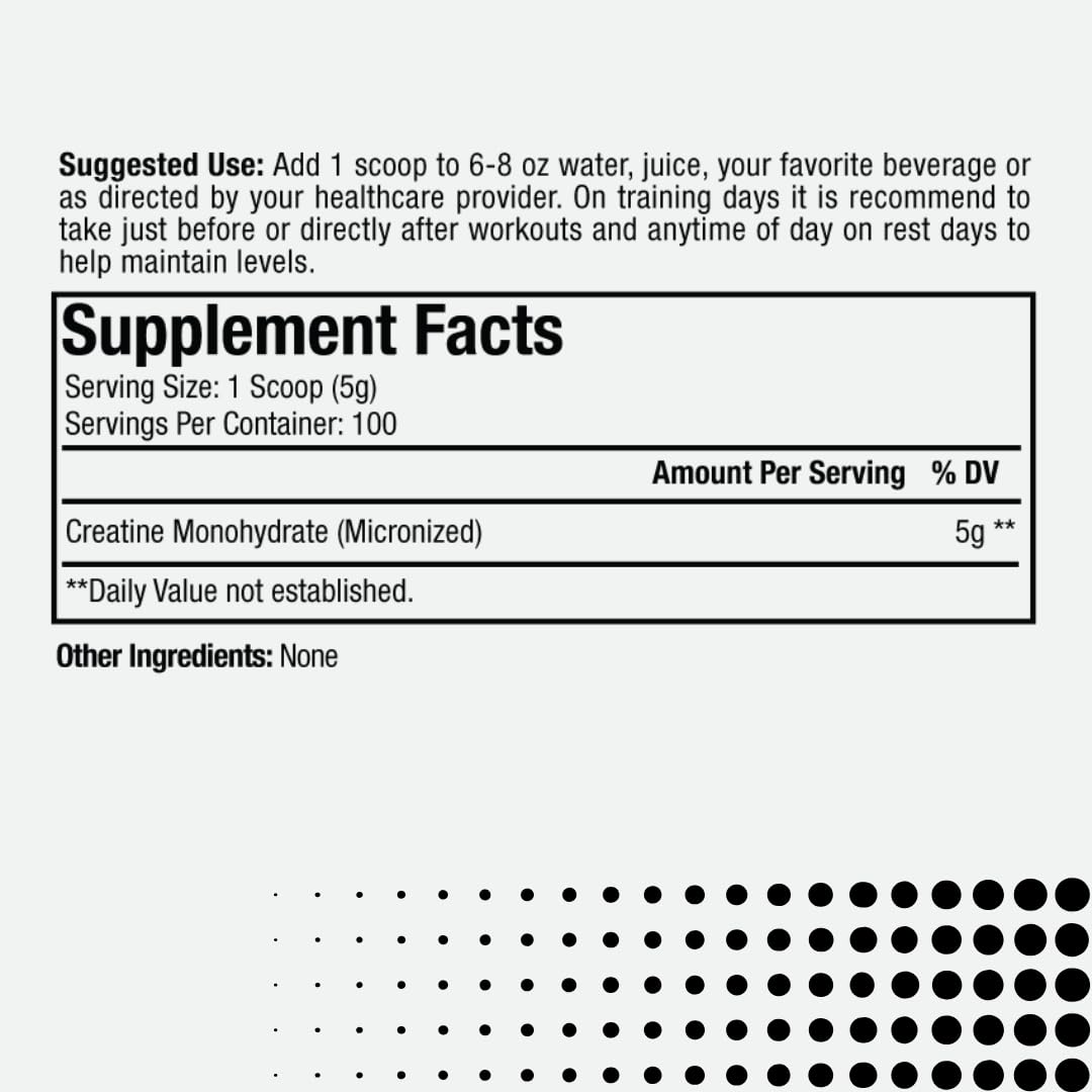 Paradise Herbs Creatine Monohydrate Powder, 17.63 oz