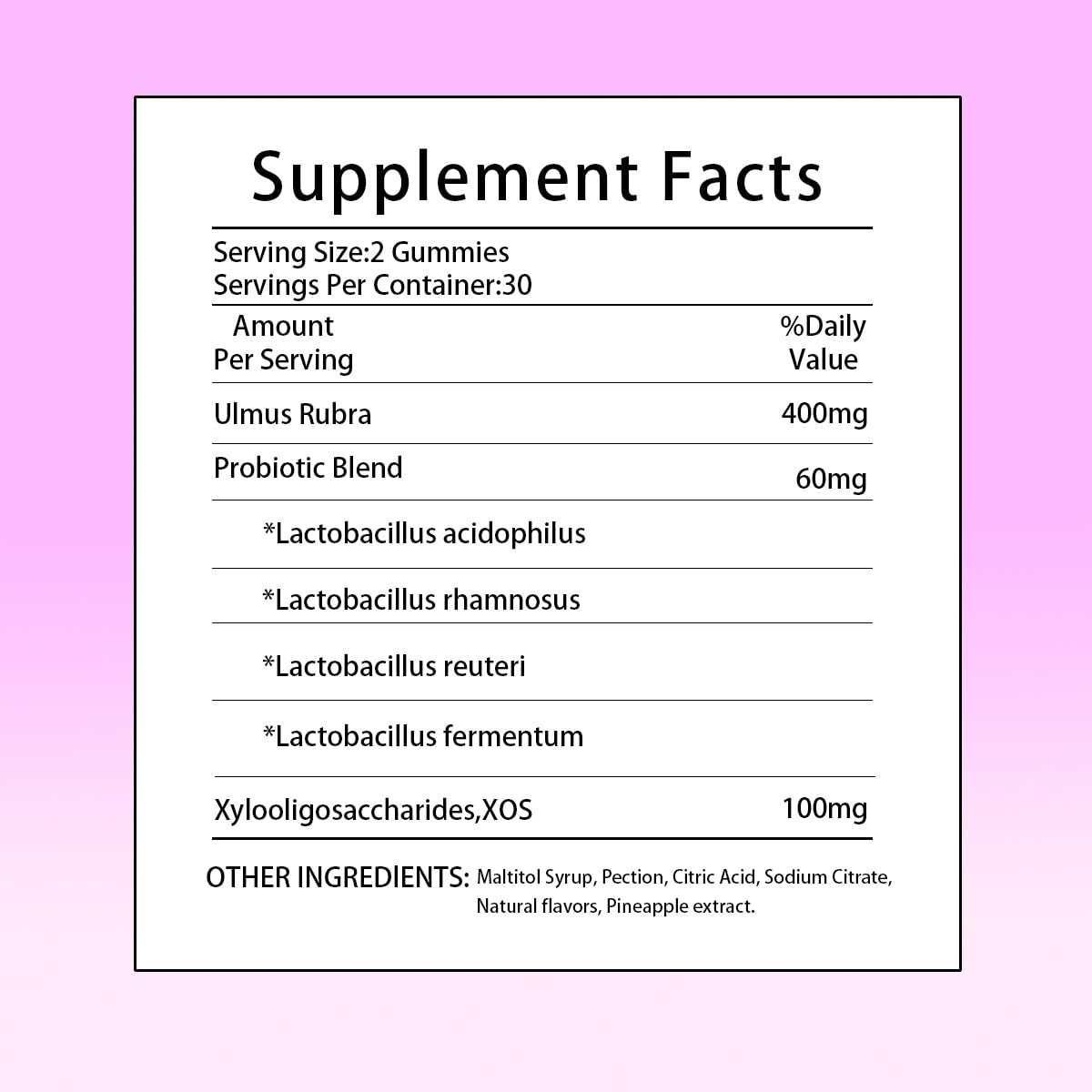 FW ZONE Juicy Feminine Probiotics Gummies 6.4 oz