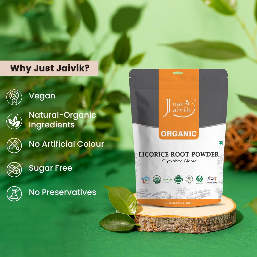 Just Jaivik Licorice Root Powder 8 oz