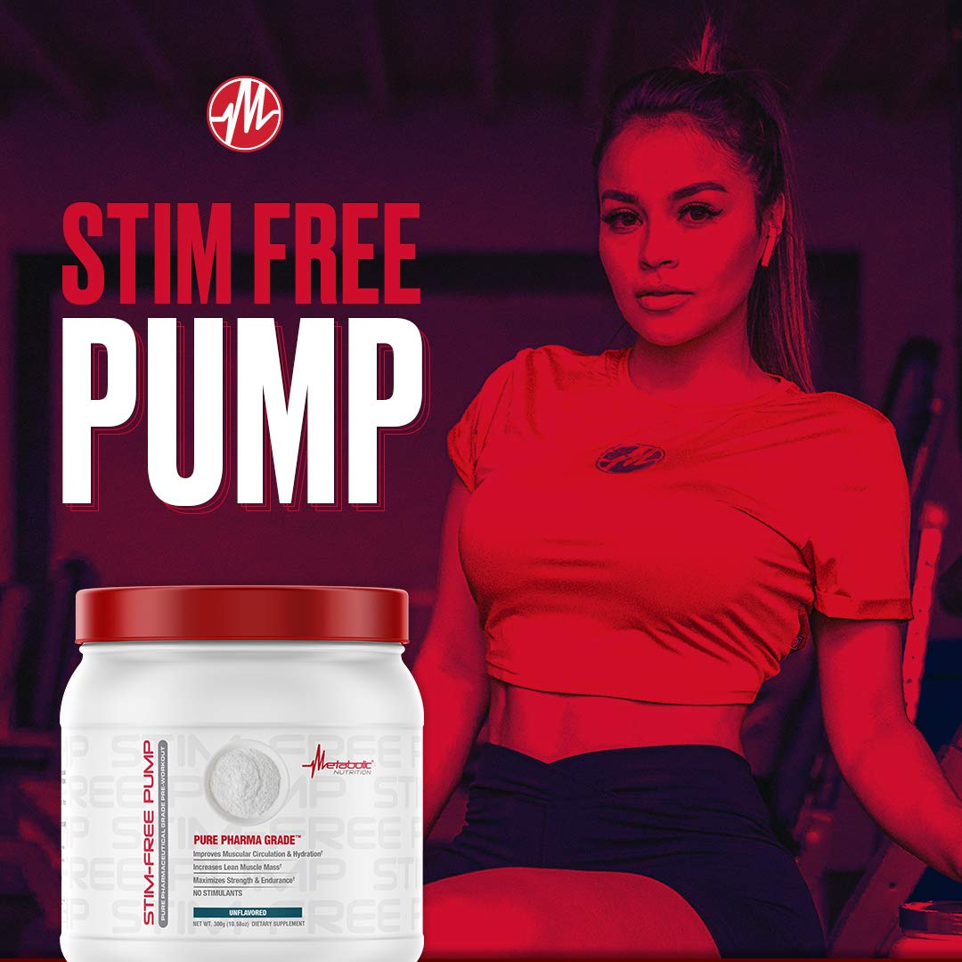 Metabolic Nutrition Stim Free Pump Capsule 30 Servings