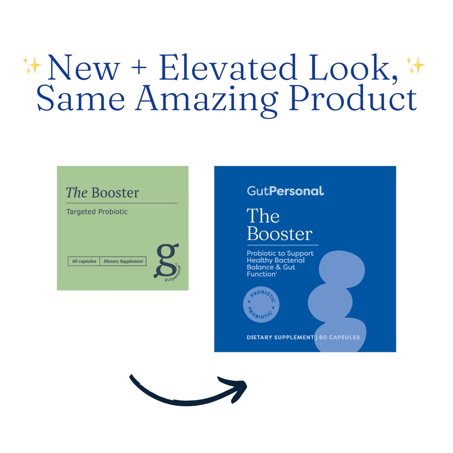 GutPersonal The Booster Targeted Probiotic for Gut Health: Boost Good Bacteria, Reduce Bad Bacteria, and Support The Immune System with 5 Billion CFU Saccharomyces Boulardii Capsules, 60 Servings, 1 Count