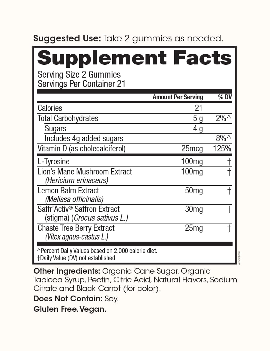 Winged Wellness Happy Her Mood Support Gummies, 126 Count