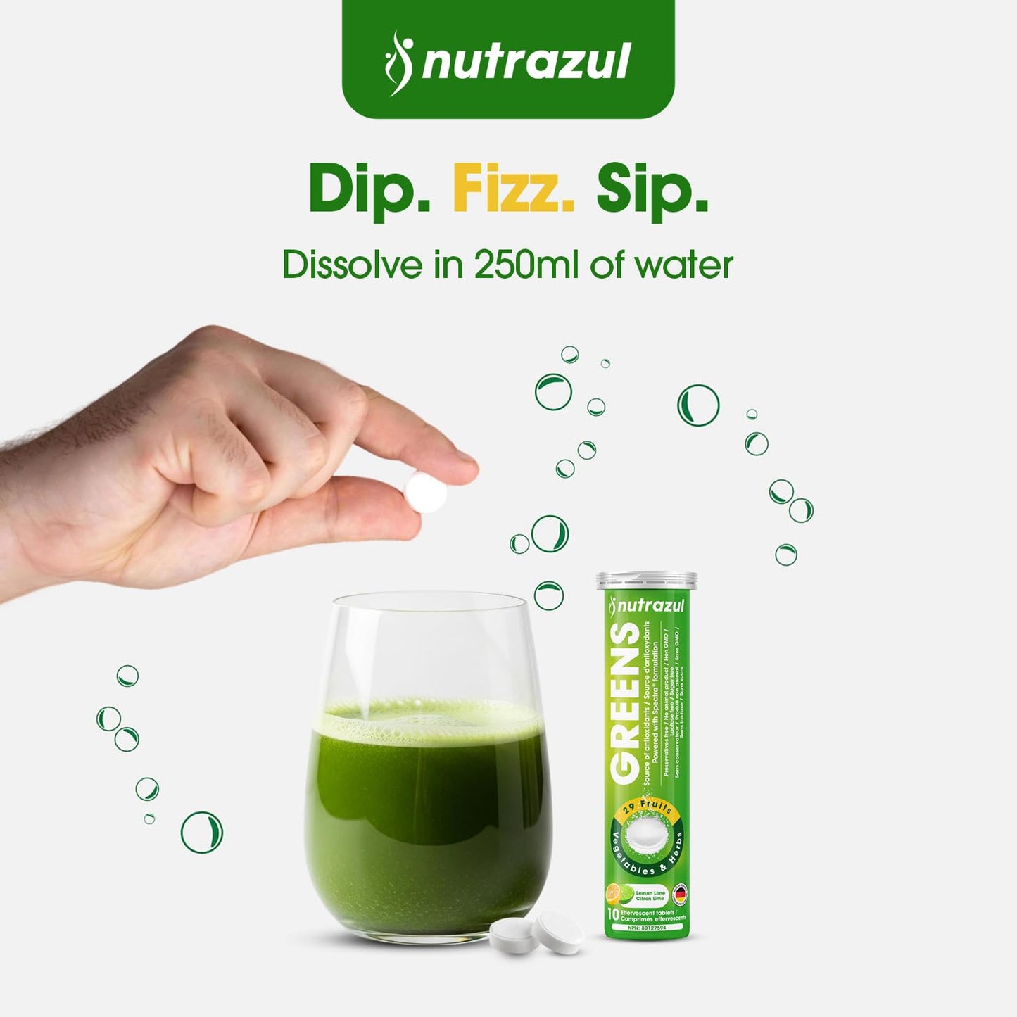 Nutrazul Greens Effervescent Tablet, 30 Tablets