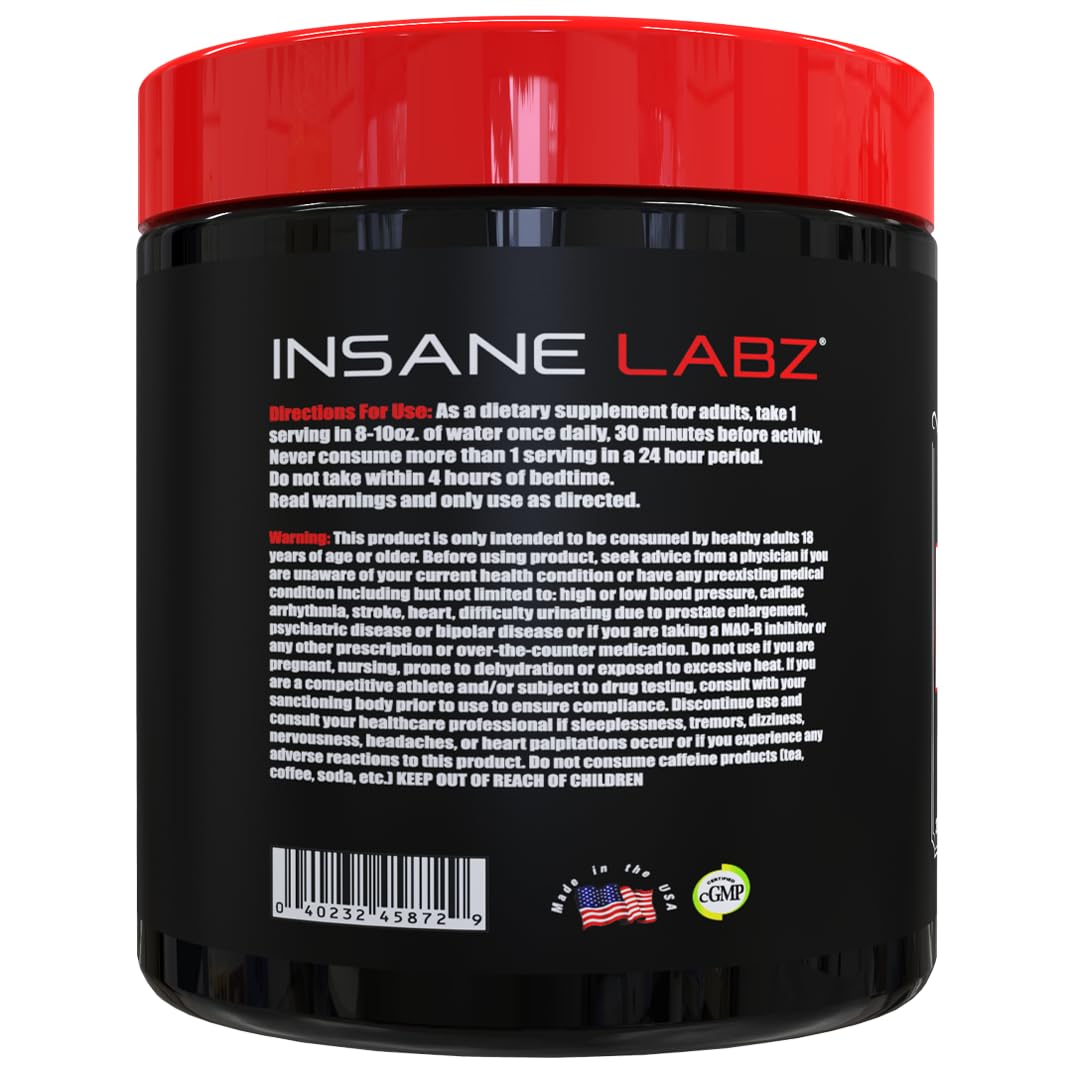 Insane Labz Pure Beta Alanine Powder 3.5 Ounce