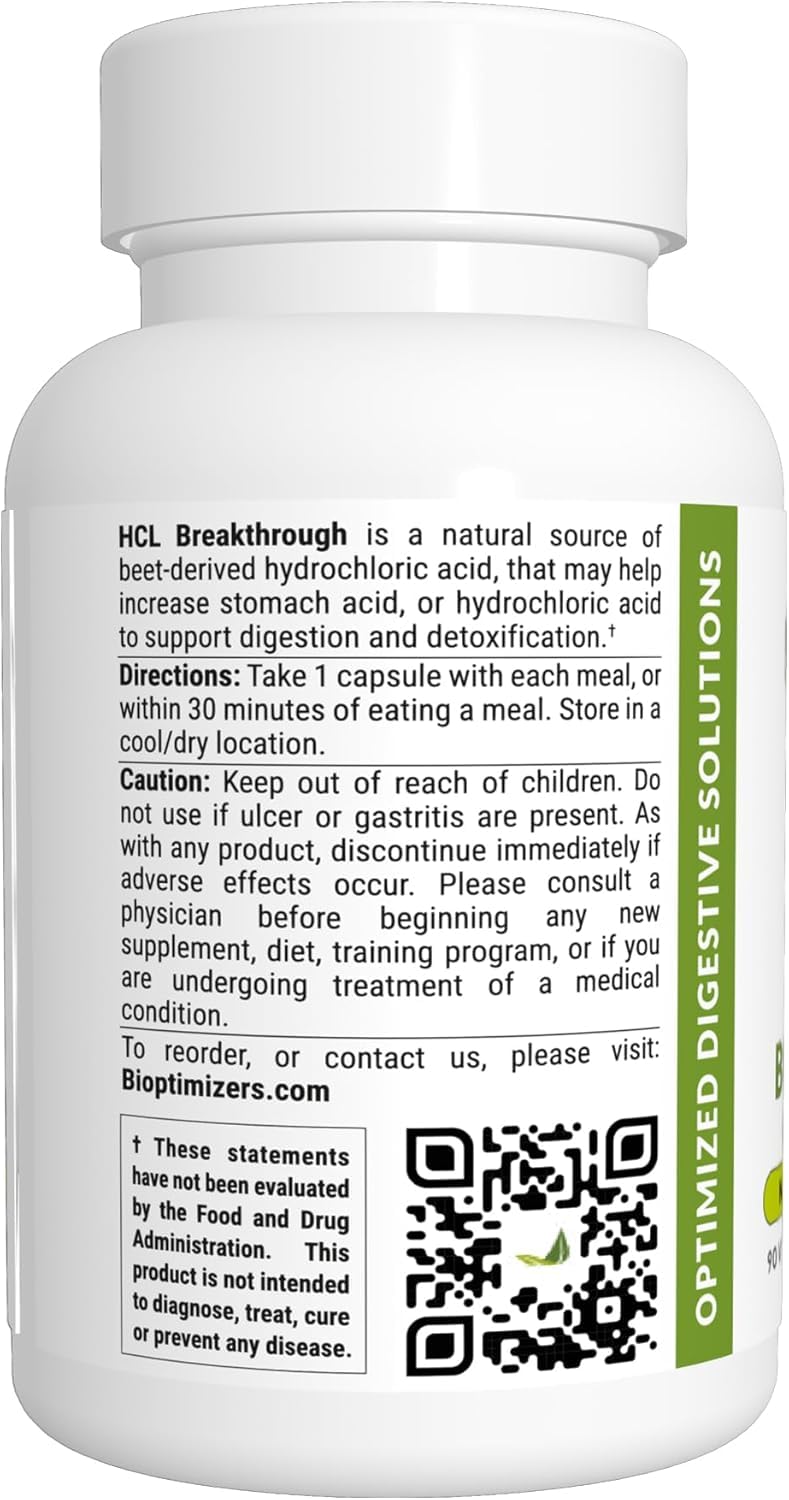 BIOptimizers P3-OM and HCL Breakthrough Capsule Bundle, 180 Capsules