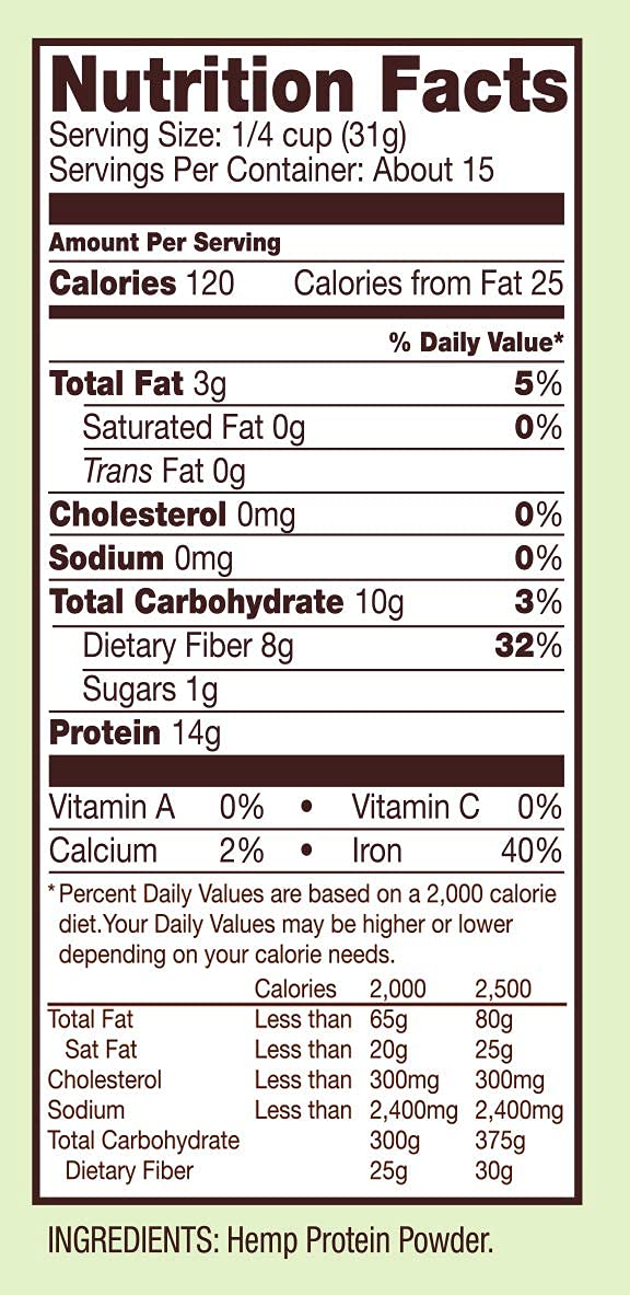 Bob's Red Mill Resealable Hemp Protein Powder 16 Ounce 3-Pack